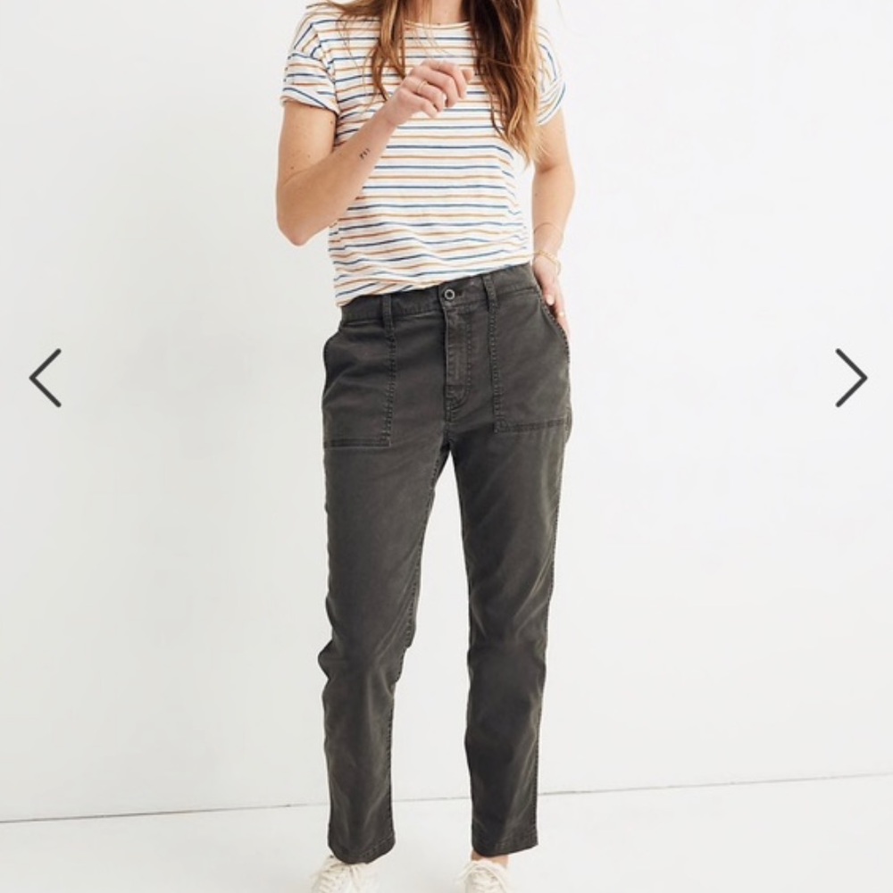 NWOT Madewell Stovepipe Fatigue Pants 25